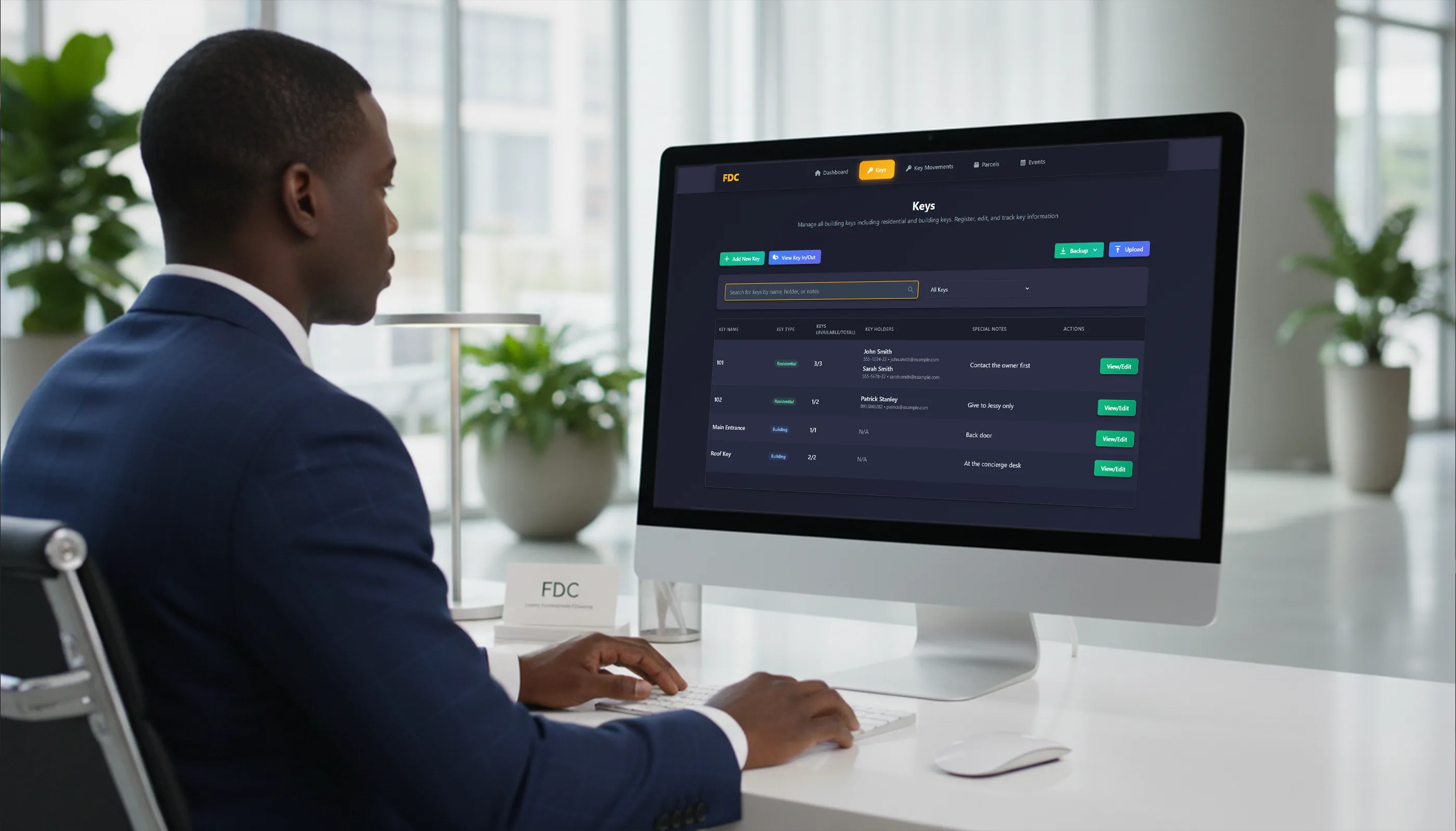 Resident management software for building managers - centralized contact information and communication platform